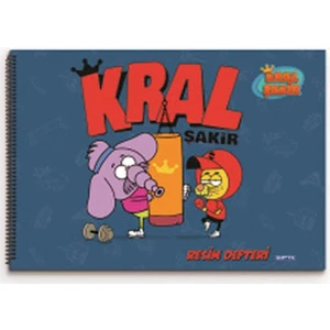 Gıpta Kral Şakir 25 x 35 Spiralli Resim Defteri 15 Yaprak