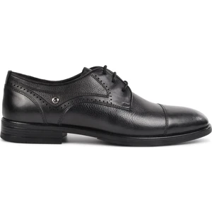 Pierre Cardin 63399 Siyah Hakiki Deri Erkek Klasik Ayakkabı