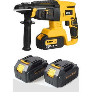 Staxx Power 36V  5 Ah Çift Akülü Şarjlı Kırıcı Delici 4 Fonksiyonlu  3.5 Joule