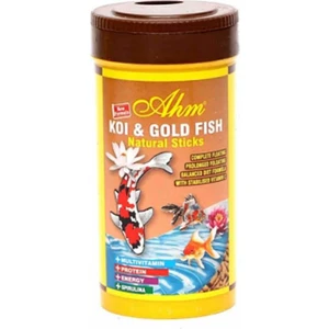 Koi ve Japon Balığı Doğal Yem (Ahm Natural Pond Sticks 250 Ml)
