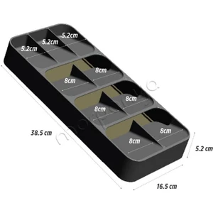 9 Bölmeli Çekmece İçi Kaşıklık Çekmece Düzenleyici Organizer