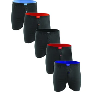 Erkek Penye Havlu Bel Rahat Boxer  5'li Paket