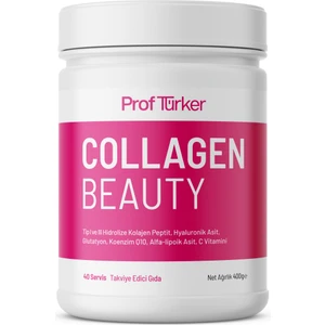 Proftürker Collagen Beauty 400 G - Hyaluronik Asit, Glutatyon, Alfa-Lipoik Asit, Koenzim Q10