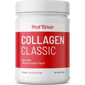 Proftürker Collagen Classic 400 G- %100 Saf ve Doğal Toz
