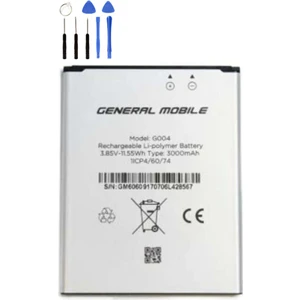 Telefon Kulübesi General Mobile Gm 6 Batarya Pil + Tamir Seti