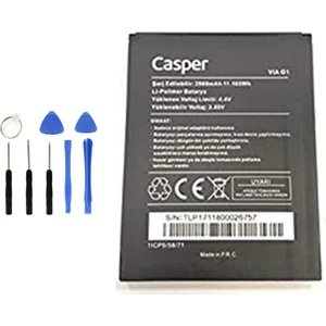 Telefon Kulübesi Casper Vıa G1 Batarya Pil + Tamir Seti