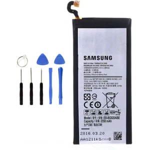 Telefon Kulübesi Samsung S6 G920 Batarya Pil + Tamir Seti
