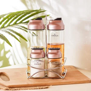Dimple Rosegold 5 Parça Salata Seti