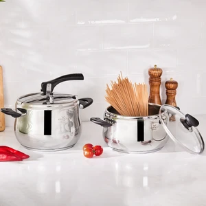 Retro 4 + 6 L Ikili Düdüklü Tencere