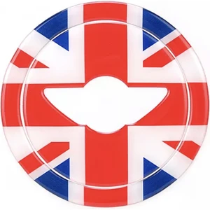 Mini Cooper Direksiyon Göbeği 3D Kaplama Sticker - R55 R56 R57 R58 R59 R60 R61
