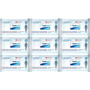 Yetişkin Hasta Vücut Temizleme Mendil-Havlusu 60 Yaprak (9 Lu Set) Plastik Kapaklı