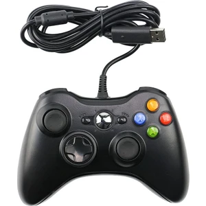 Oem Siyah Mıcrosoft Xbox 360 Pc Uyumlu Kablolu Oyun Kolu