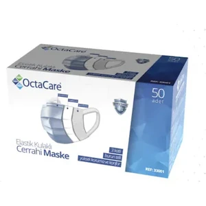 Elastik Kulaklı Cerrahi Maske
