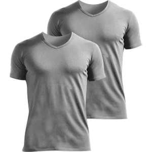 josejuan 2'li Erkek Atlet V Yaka Yarım Kollu Koton Likralı 1303