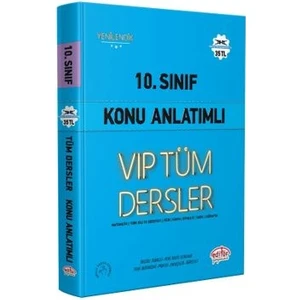Editör Yayınları 10. Sınıf Vıp Tüm Dersler Konu Anlatımlı
