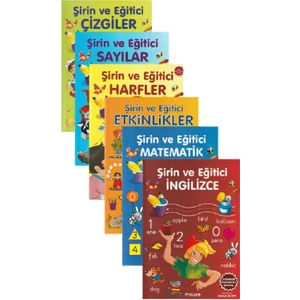 Okul Öncesi Şirin ve Eğitici Etkinlik Çalışmaları Dizisi (6 Kitap Set)