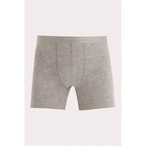 Erkek Çocuk Pamuklu Düz Boxer 3'lü Set 3310 Gri Melanj