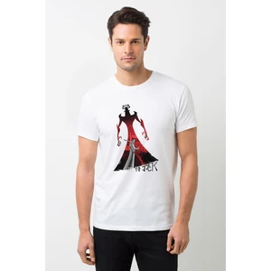 Shadow Fight Samurai Jack 8 Baskılı Beyaz Erkek Örme Tshirt