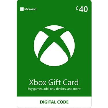 Xbox Live Gift Card 40 GBP / 40 POUND (UK) United