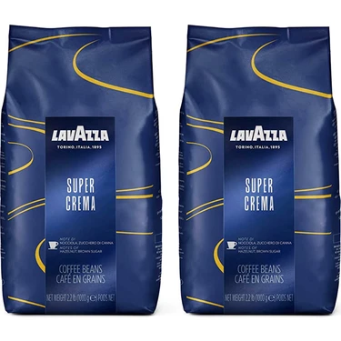 Lavazza Super Crema Çekirdek Kahve 1 Kgx2