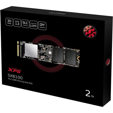 Adata Xpg SX8100 2TB 3500MB-3000MB M.2 PCIe SSD Fiyatı