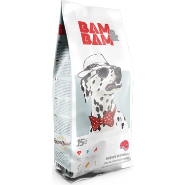 Bam Bam Kuzu Etli Ve Pirincli Orta Irk Kopek Mamasi 15 Kg Fiyati