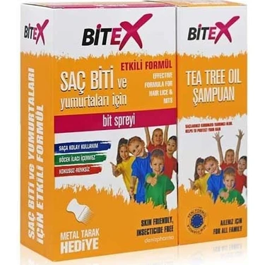 Bitex Spreyi 100 ml + Şampuan 150 ml Çelik