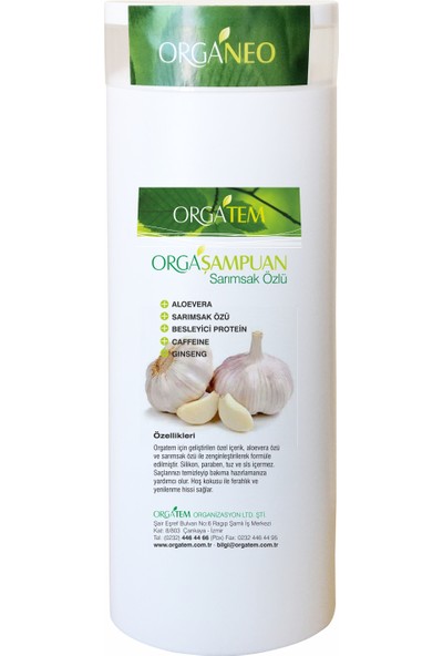 Orgatem Sarımsak Özlü Saç Şampuanı 400 gr