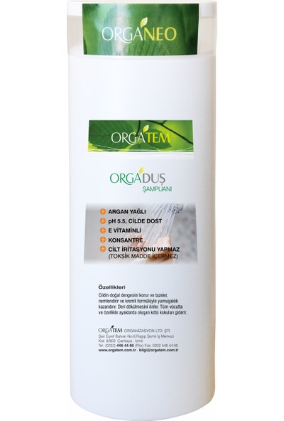 Orgatem Duş Şampuanı (Argan Yağlı) 400 gr