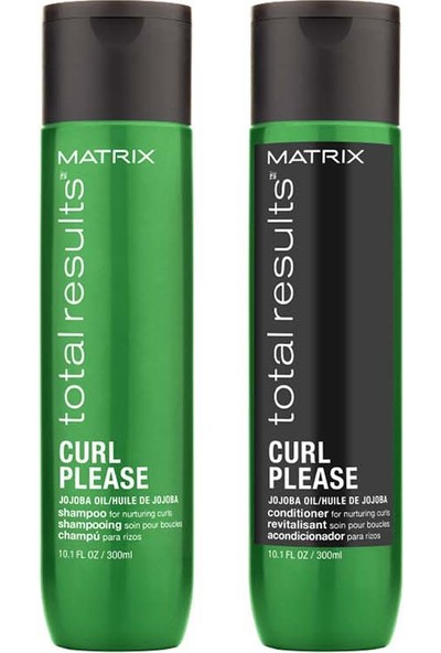 Matrix Curl Please  Şampuan 300ML + Saç Bakım Kremi 300ML Bakım Seti