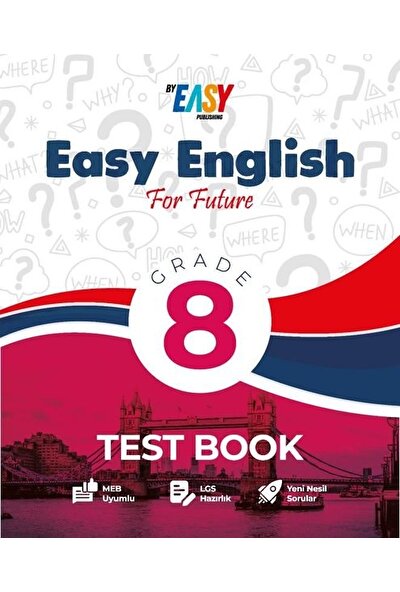 Bilim Anahtarı Yayınları Test Book - Easy English For Future Grade 8