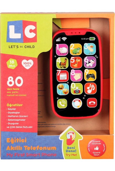 LC Eğitici Akıllı Telefonum-Kırmızı