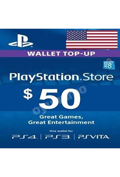 Playstation PSN Card 50 DOLAR(US) United States