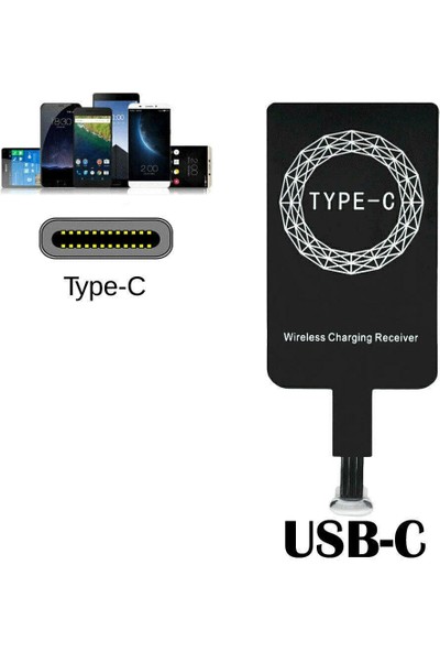 Eiroo USB Type-C Kablosuz Şarj Alıcısı