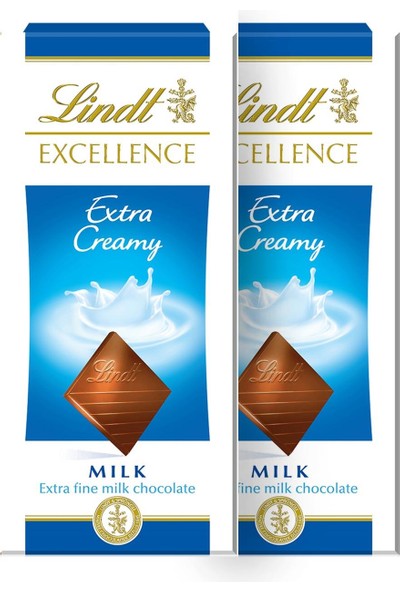 Lindt Excellence Milk Extra Creamy 100 G x 2