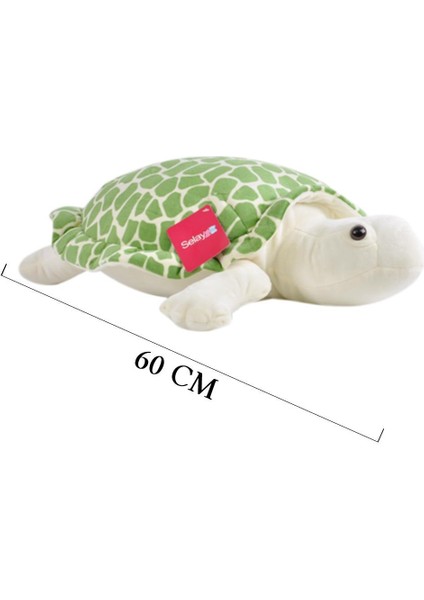 Peluş Kaplumbağa Oyuncak Caretta 60 cm Yeşil