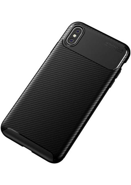 Apple iPhone Xs 5.8 Kılıf Karbon Silikon Case