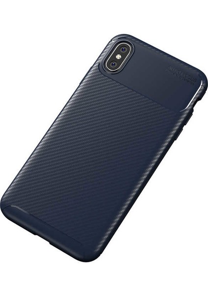 Apple iPhone Xs 5.8 Kılıf Karbon Silikon Case