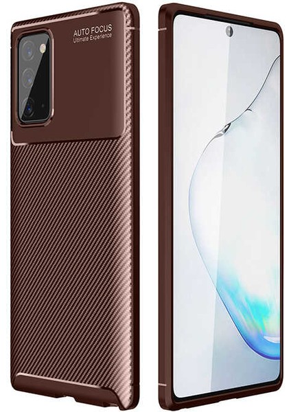 Samsung Galaxy Note 20 Kılıf Karbon Silikon Case