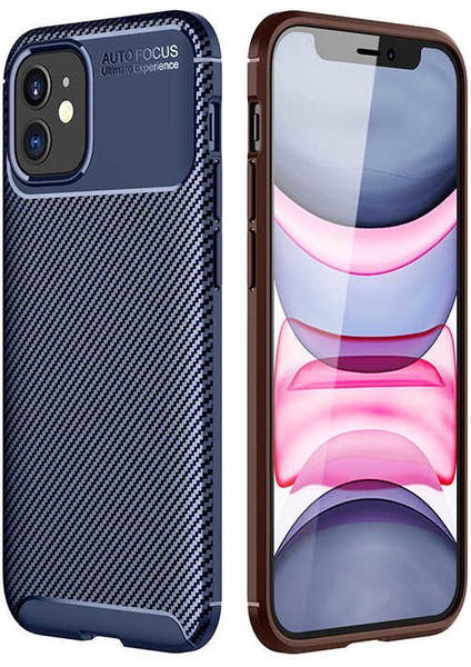 Apple iPhone 12 Mini Kılıf Karbon Silikon Case
