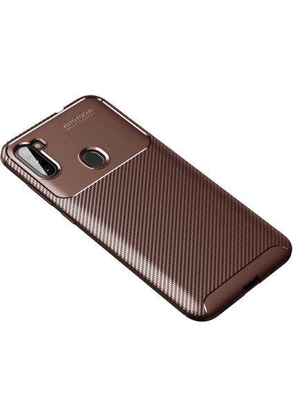 Samsung Galaxy M11 Kılıf Karbon Silikon Case