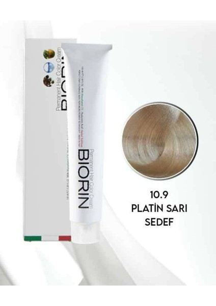 Permanent Hair Color Cream 100 ml No: 10.9 Platin Sarı Sedef