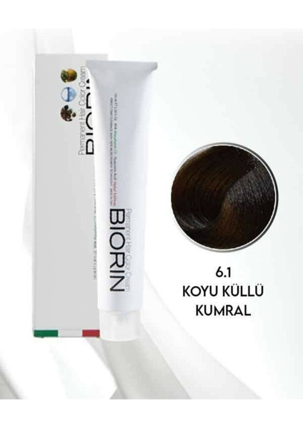 Permanent Hair Color Cream 100 ml No: 6.1 Koyu Küllü Kumral