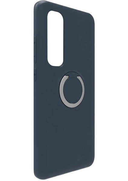 Xiaomi Mi Note 10 Lite Kılıf Magnet Yüzük Standlı Yumuşak ve Pürüzsüz