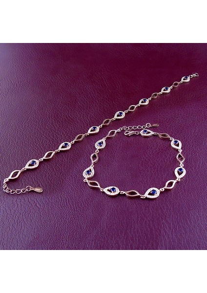 925 Ayar Gümüş Damla Model Bronz Bileklik