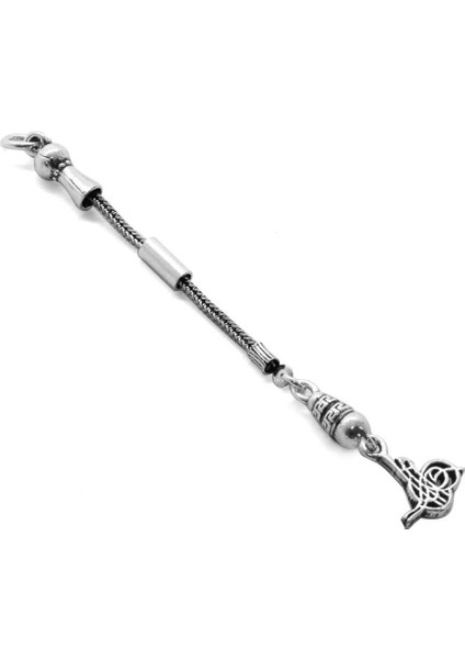 Tuğra Tasarım Uzun Model 925 Ayar Gümüş Püskül