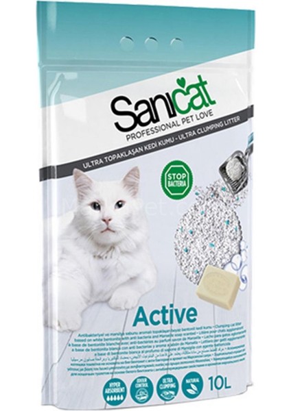 Active Marsilya Sabunu Kokulu Kedi Kumu 10 Lt