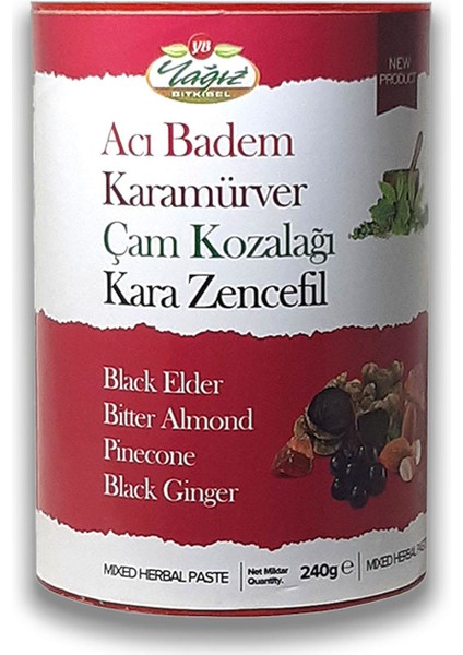 Acı Badem Karamürver Çam Kozalağı Bal Bitki Kar 2 x 240 gr