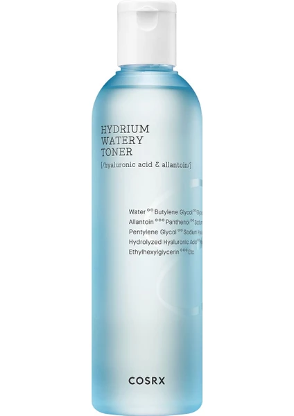 Hydrium Watery Toner 150ML - Nemlendirici Hyalüronik Asit Toniği