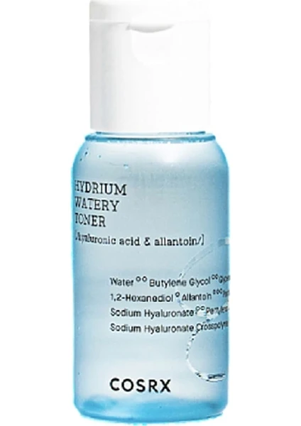 Hydrium Watery Toner Mini - Nemlendirici Hyalüronik Asit Toniği Mini